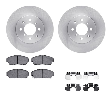 Dynamic Friction Co 6312-59056, Rotors with 3000 Series Ceramic Brake Pads includes Hardware 6312-59056